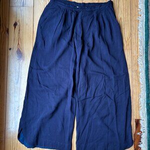 Garnet Hill - Cropped wide leg trouser